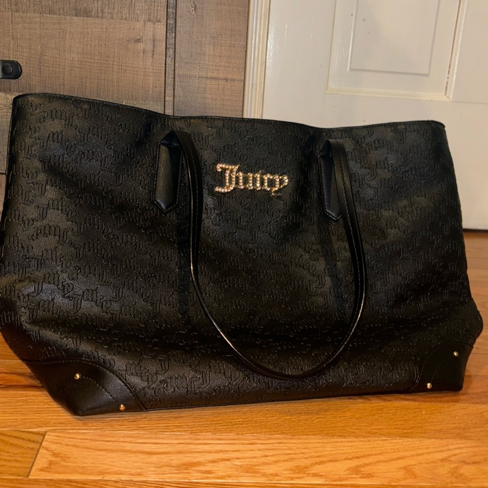 Basically brand new black Juicy couture bags with gold bling hardware!(TJ Maxx)